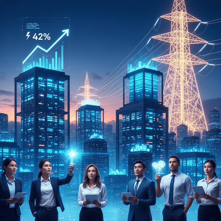 Startups Race to Fix AI Grid Crunch As Data Demand Surges 42% in 2025