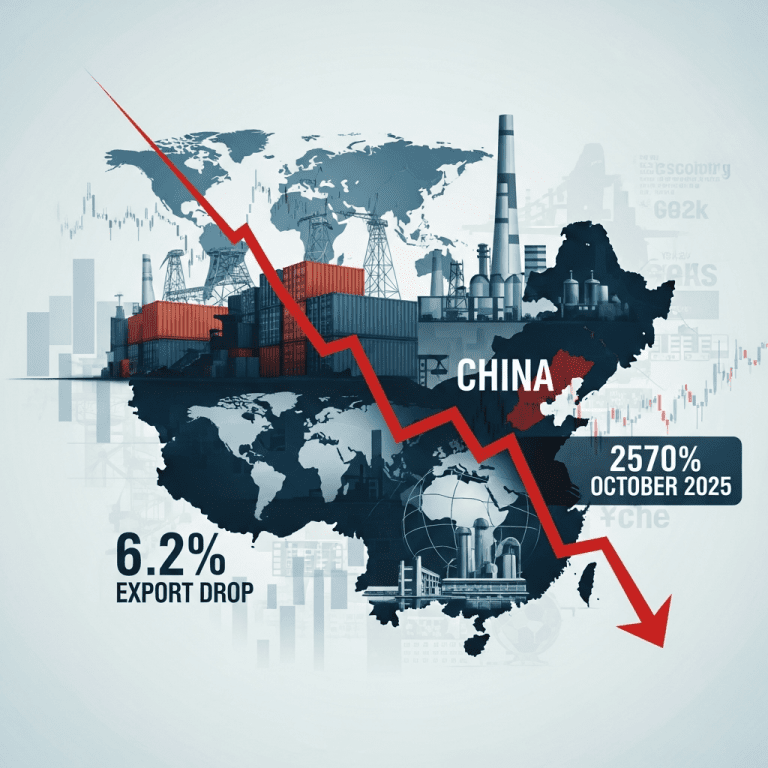 Chinese Exports Slump 6.2% in October: First Decline Since February Chinese Exports Slump 6.2% in October: First Decline Since February