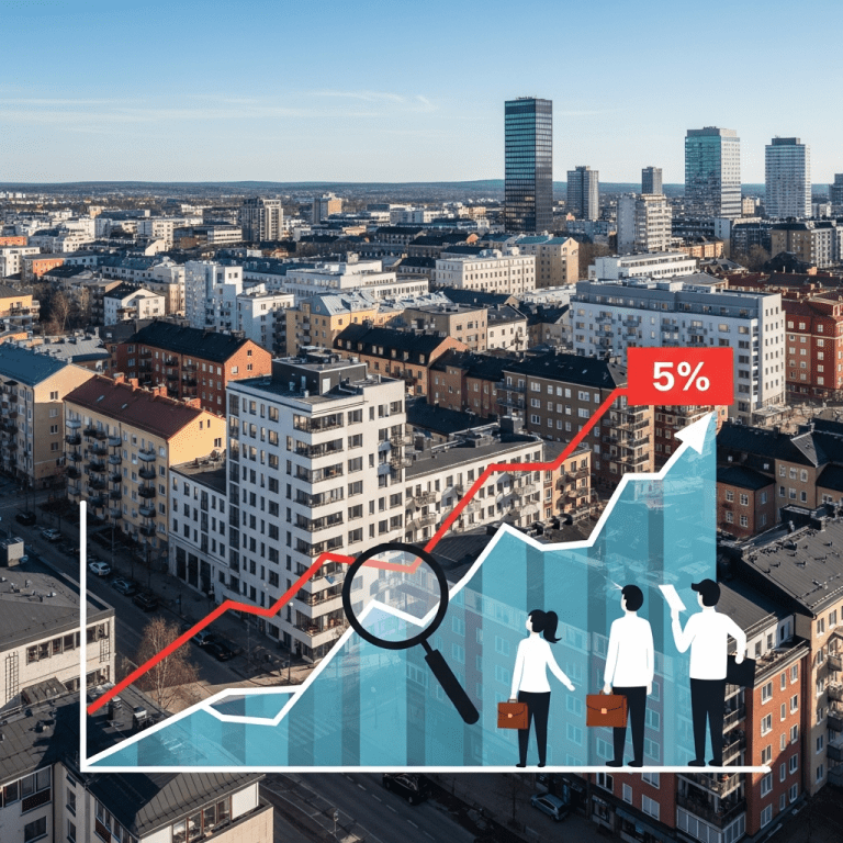 Sweden’s Apartment Prices Surge 5% in Q3, Hinting at Housing Market Rebound Sweden’s Apartment Prices Surge 5% in Q3, Hinting at Housing Market Rebound