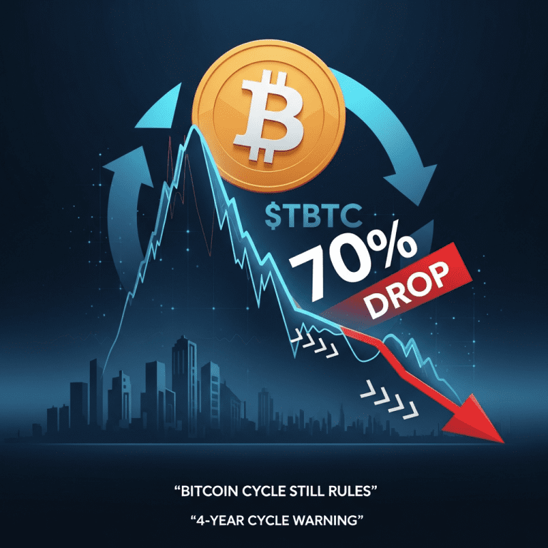Bitcoin’s 4-Year Cycle Warning: VC Predicts 70% Drop Next Downturn