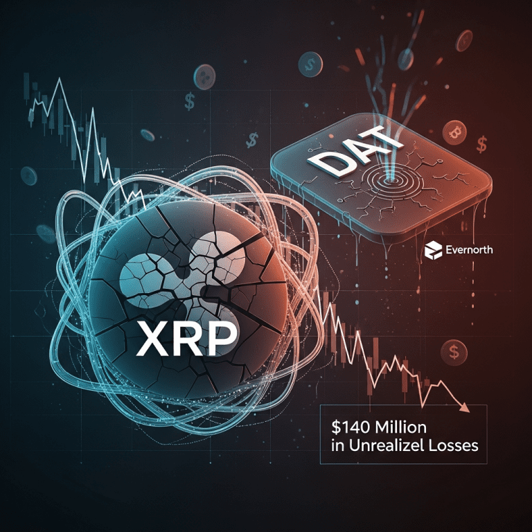 Evernorth’s $140M XRP Losses Trigger Risk Alarm for DATs in 2025 Evernorth’s $140M XRP Losses Trigger Risk Alarm for DATs in 2025