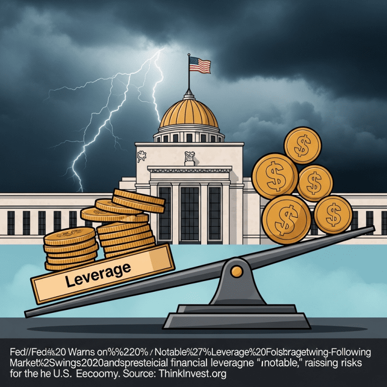 Fed Flags ‘Notable’ Financial Leverage Risks Amid Volatile Markets Fed Flags ‘Notable’ Financial Leverage Risks Amid Volatile Markets