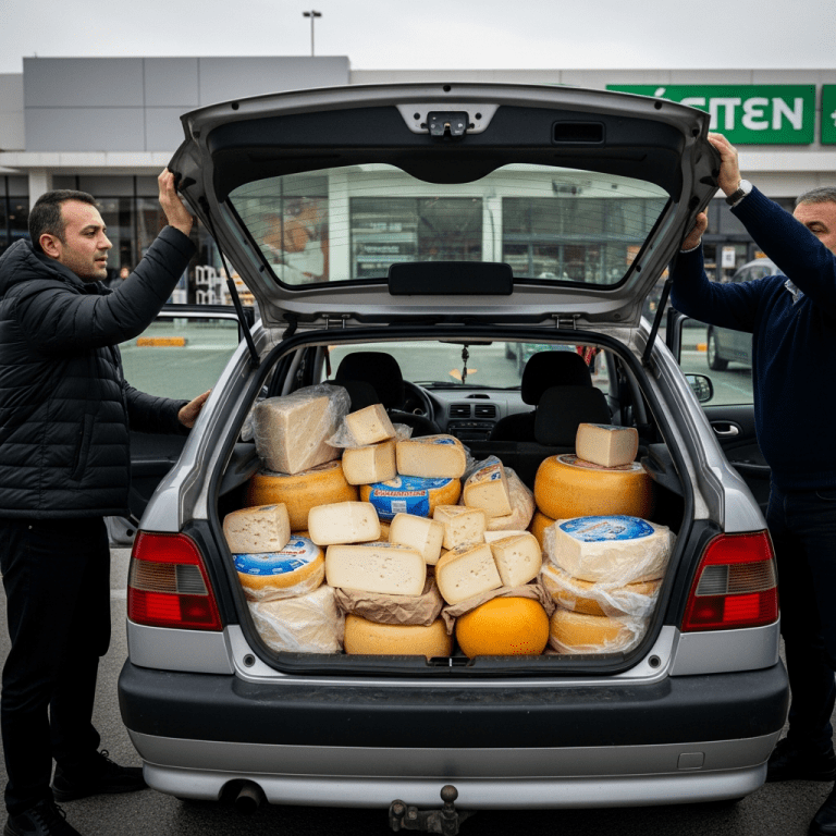 Turks Drive Hours for Greek Cheese as Inflation Hits 65% in Turkey Turks Drive Hours for Greek Cheese as Inflation Hits 65% in Turkey