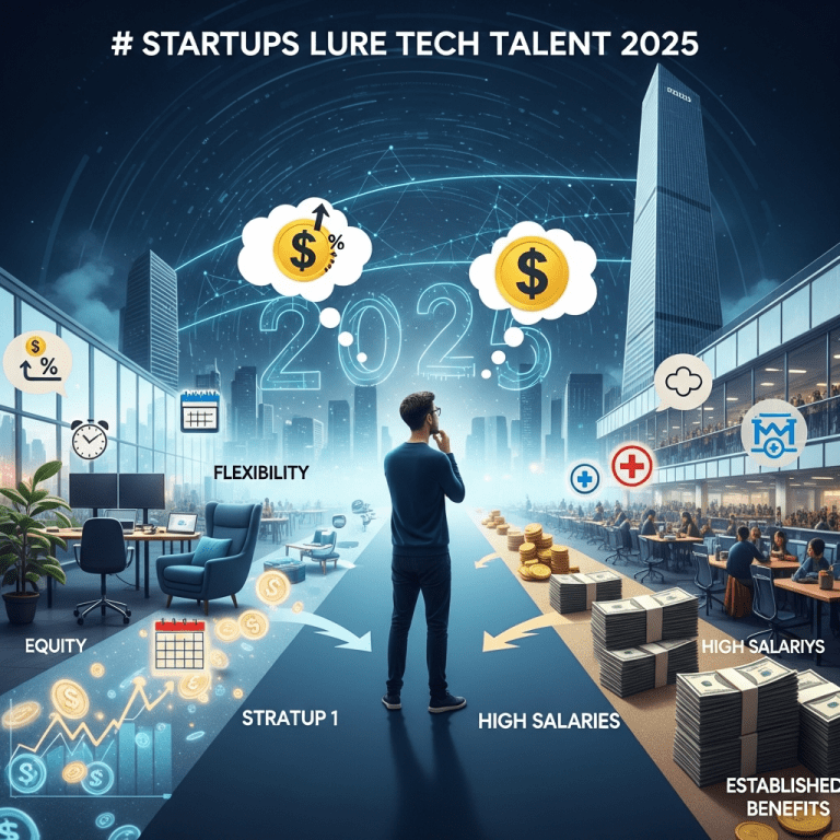 Startups Offer Equity as Salaries Lag: Luring Tech Talent in 2025 Startups Offer Equity as Salaries Lag: Luring Tech Talent in 2025
