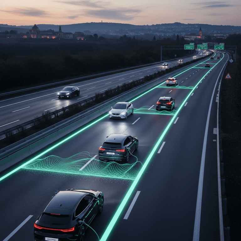 French Highway Debuts Wireless EV Charging Faster Than Tesla Superchargers French Highway Debuts Wireless EV Charging Faster Than Tesla Superchargers