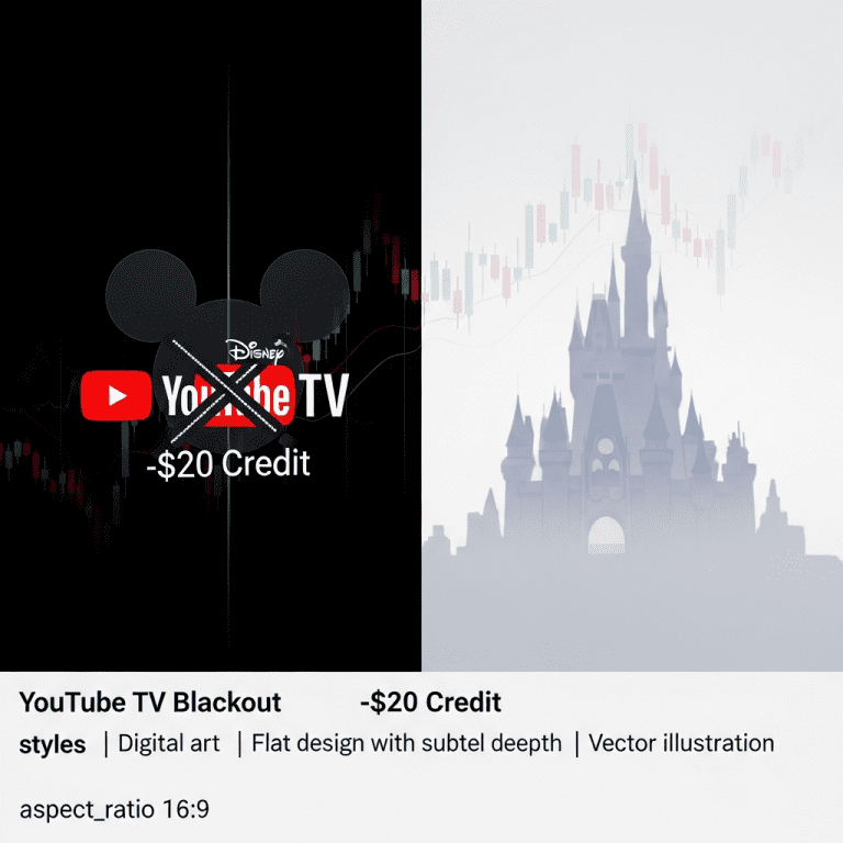YouTube TV Offers $20 Credit Amid Disney Blackout Impact in 2025 YouTube TV Offers $20 Credit Amid Disney Blackout Impact in 2025