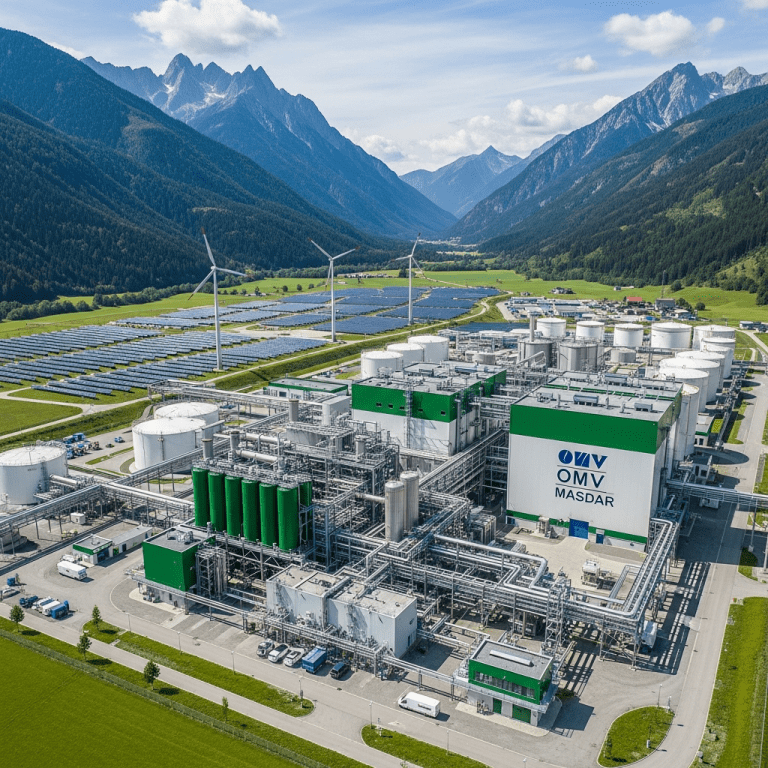 OMV, Masdar Join Forces: €450M Green Hydrogen Deal Changes Austria OMV, Masdar Join Forces: €450M Green Hydrogen Deal Changes Austria