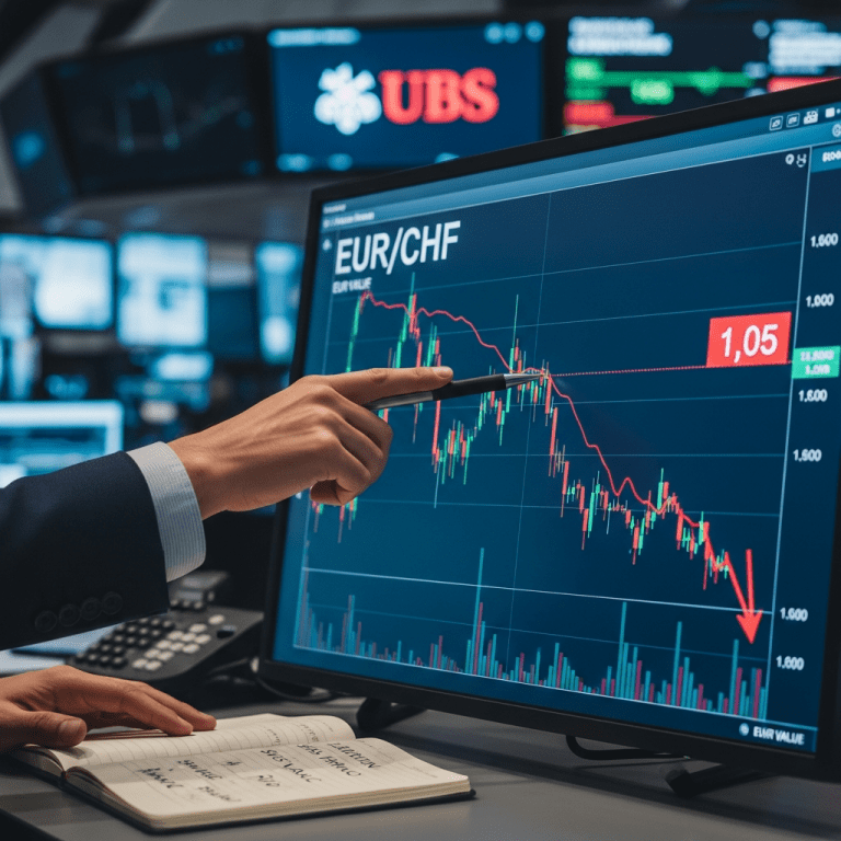 UBS Lowers EUR/CHF Fair Value to 1.05 as Swiss Inflation Falls Sharply UBS Lowers EUR/CHF Fair Value to 1.05 as Swiss Inflation Falls Sharply