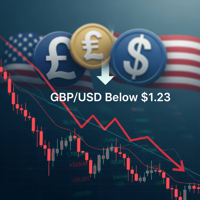 GBP Slides Below $1.23 as UK Jobs Data Fuels BoE Rate Cut Bets GBP Slides Below $1.23 as UK Jobs Data Fuels BoE Rate Cut Bets