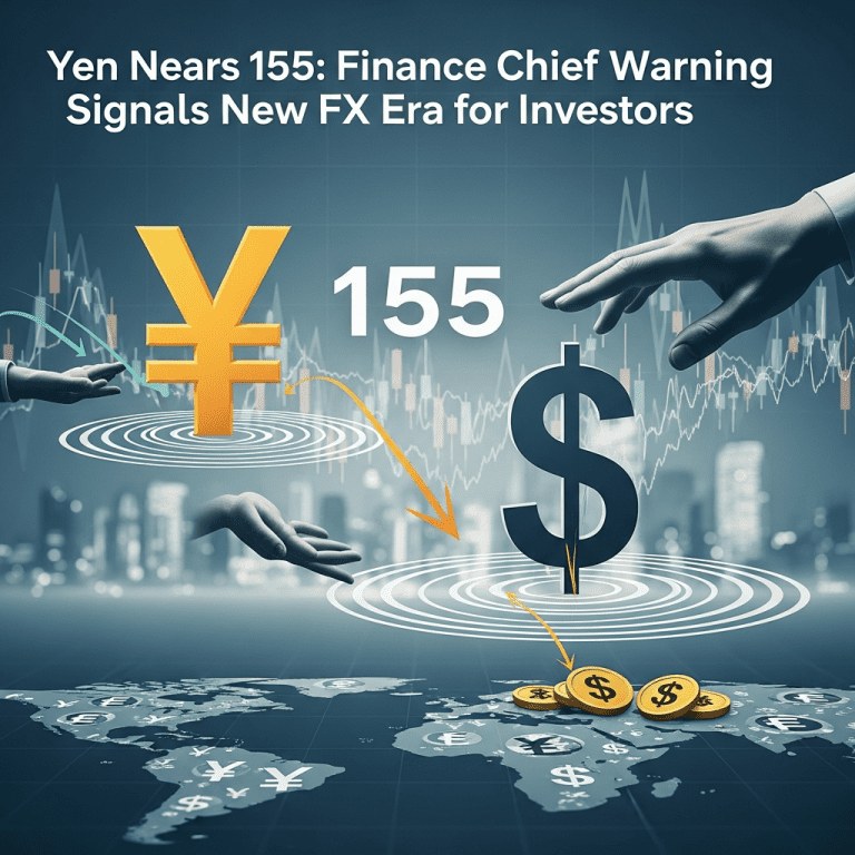 Japan’s Yen Nears 155: Finance Chief’s FX Warning Jolts Markets Japan’s Yen Nears 155: Finance Chief’s FX Warning Jolts Markets