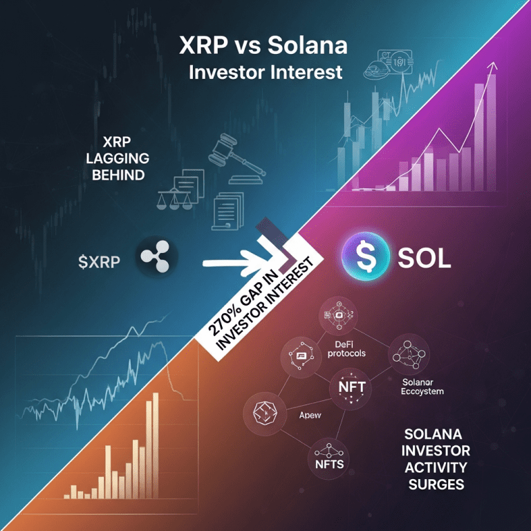 ‘Very Wide Gap’ in XRP vs Solana Investor Interest Surprises Market ‘Very Wide Gap’ in XRP vs Solana Investor Interest Surprises Market