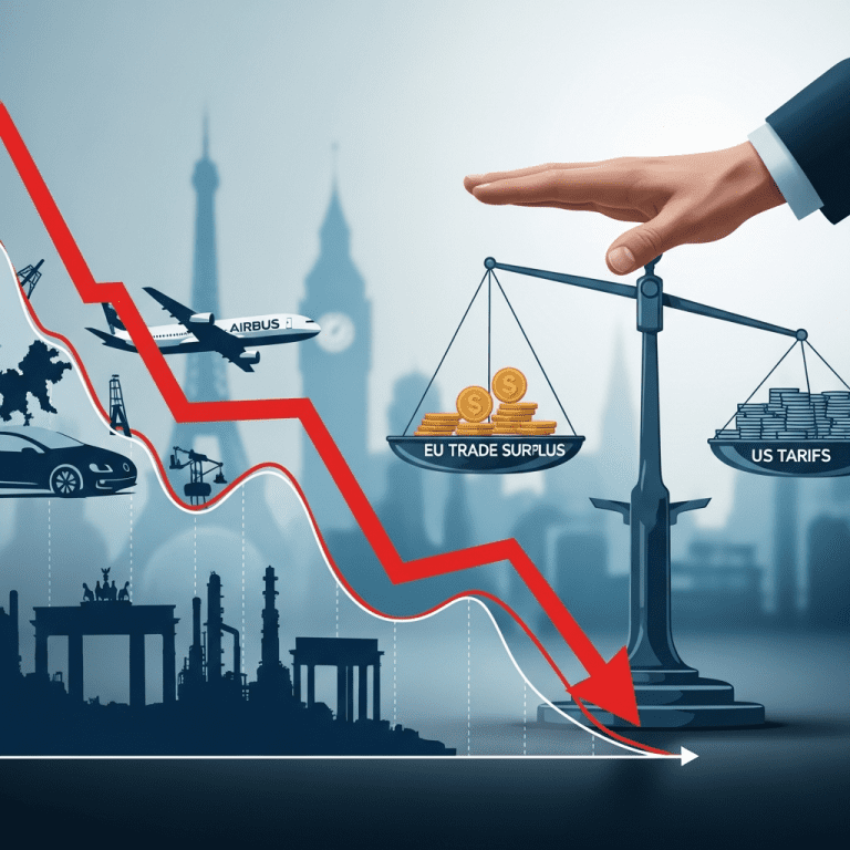 Europe Reels as Trump Tariffs Slash EU Trade Surplus by $55B in 2025 Europe Reels as Trump Tariffs Slash EU Trade Surplus by $55B in 2025