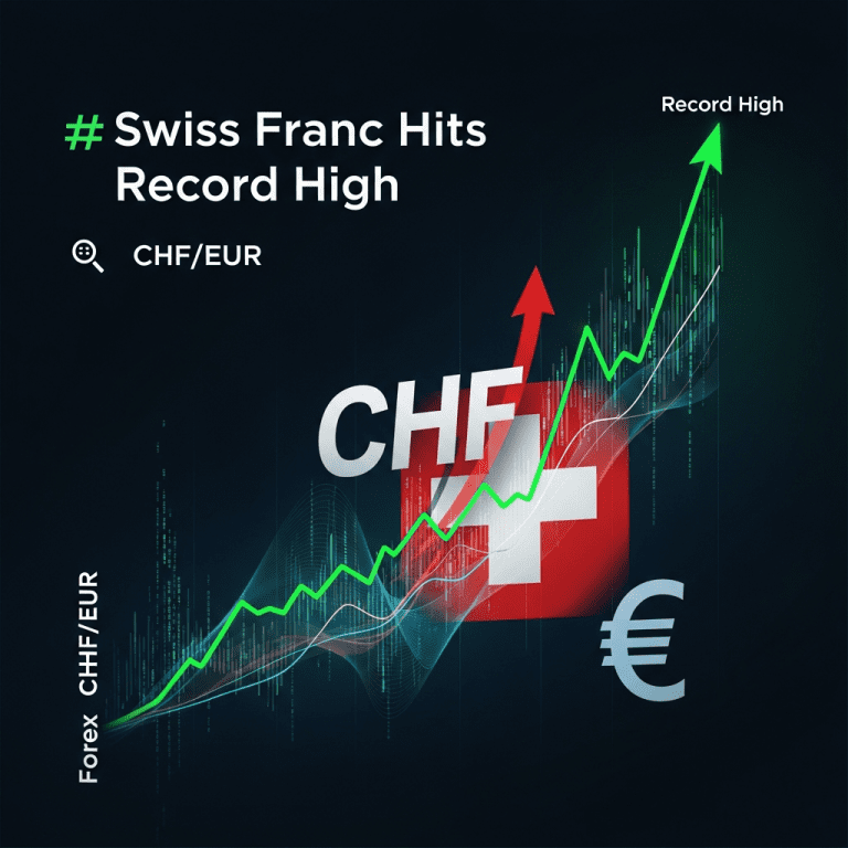 Swiss Franc Hits Record High: EUR/CHF Drops on U.S. Tariff Deal Hopes Swiss Franc Hits Record High: EUR/CHF Drops on U.S. Tariff Deal Hopes
