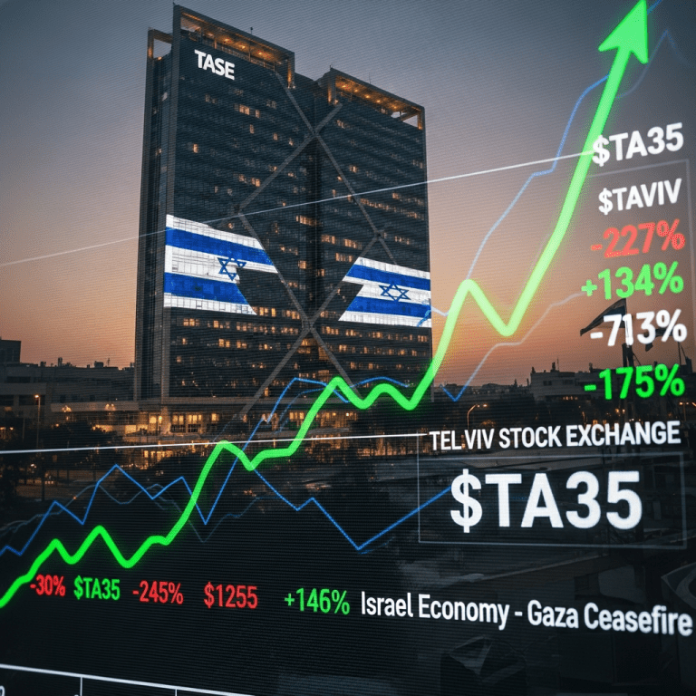 Israel’s Economy Surges 4.8% as Tel Aviv 35 Gains Ahead of Gaza Ceasefire Israel’s Economy Surges 4.8% as Tel Aviv 35 Gains Ahead of Gaza Ceasefire