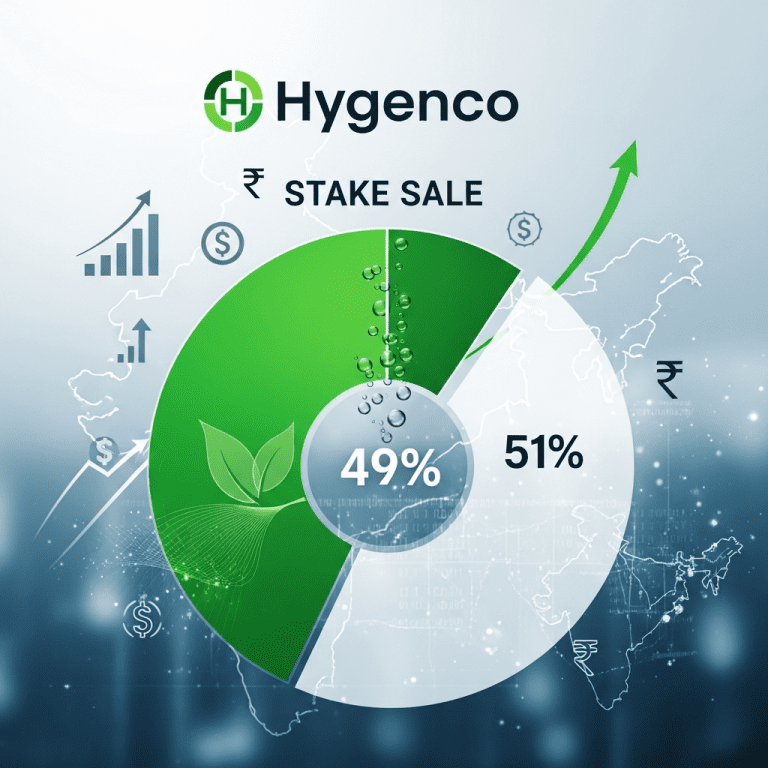 Hygenco May Sell 49% Stake for $125M: Green Hydrogen Valuation Shift Hygenco May Sell 49% Stake for $125M: Green Hydrogen Valuation Shift
