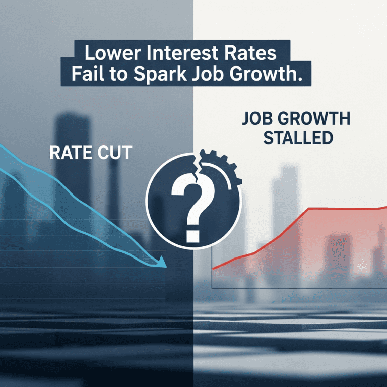 Lower Interest Rates Fail to Spark Job Growth: Surprising Data Revealed Lower Interest Rates Fail to Spark Job Growth: Surprising Data Revealed