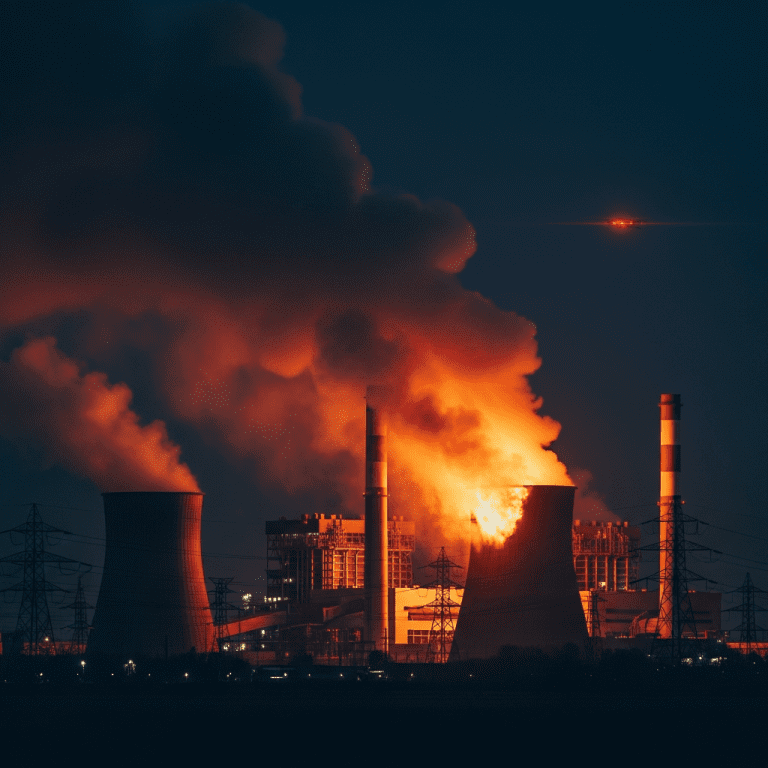 Drone Strike Causes Fire at Power Plant Supplying Moscow: Market Fallout Drone Strike Causes Fire at Power Plant Supplying Moscow: Market Fallout