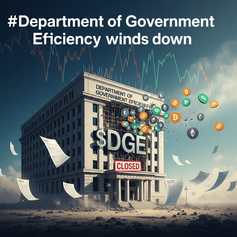 Department of Government Efficiency Winds Down Early: Crypto Sector Reacts Department of Government Efficiency Winds Down Early: Crypto Sector Reacts