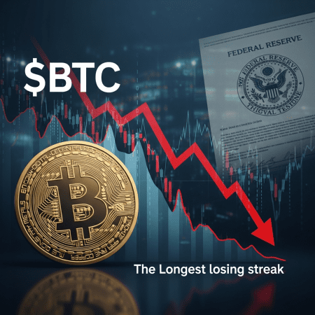 Bitcoin Logs Longest Losing Streak Since 2024 as Fed Shift Spurs Rebound