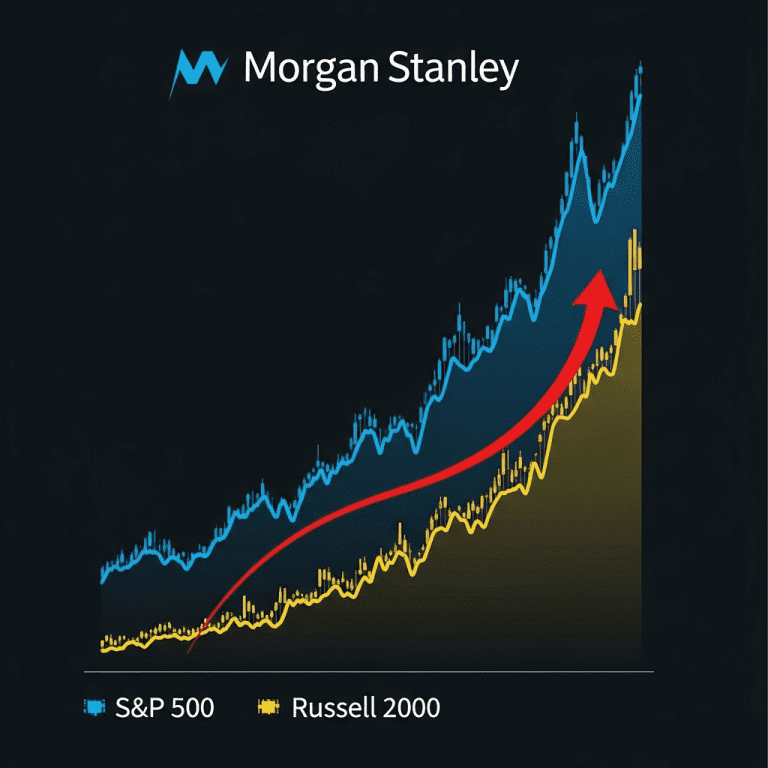 Morgan Stanley Predicts Small-Cap Comeback as Russell 2000 Lags S&P 500