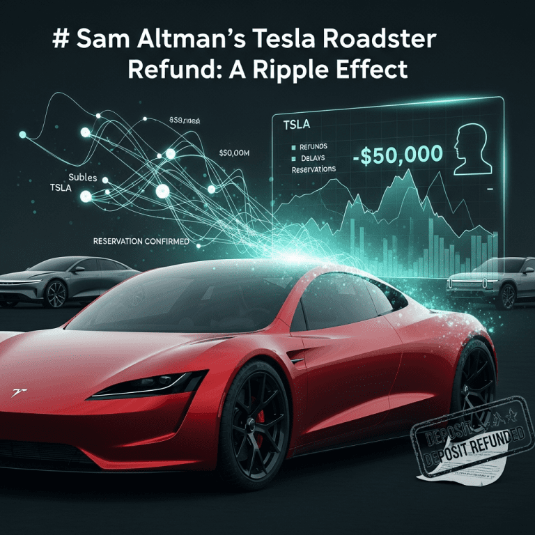 Elon Musk Reveals Sam Altman’s $50,000 Tesla Roadster Refund