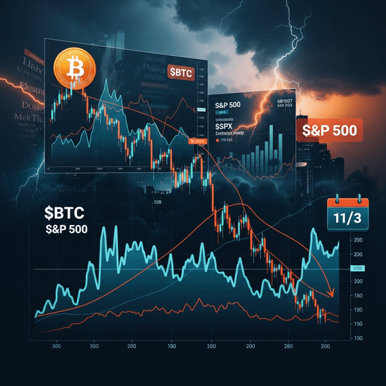 Crypto and Markets: BTC Drops 6%, SPX Stalls—Big Moves for Nov 3