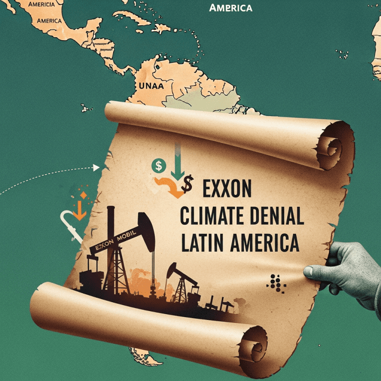 Exxon Funding Linked to Climate Denial in Latin America: Documents Unveiled Exxon Funding Linked to Climate Denial in Latin America: Documents Unveiled
